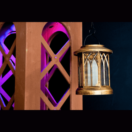 Faux Flame Lantern
